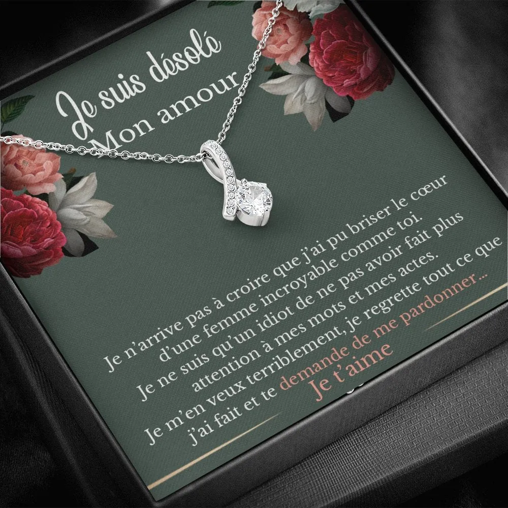 SORRY • Collier D'excuse Double Cœur Elixir