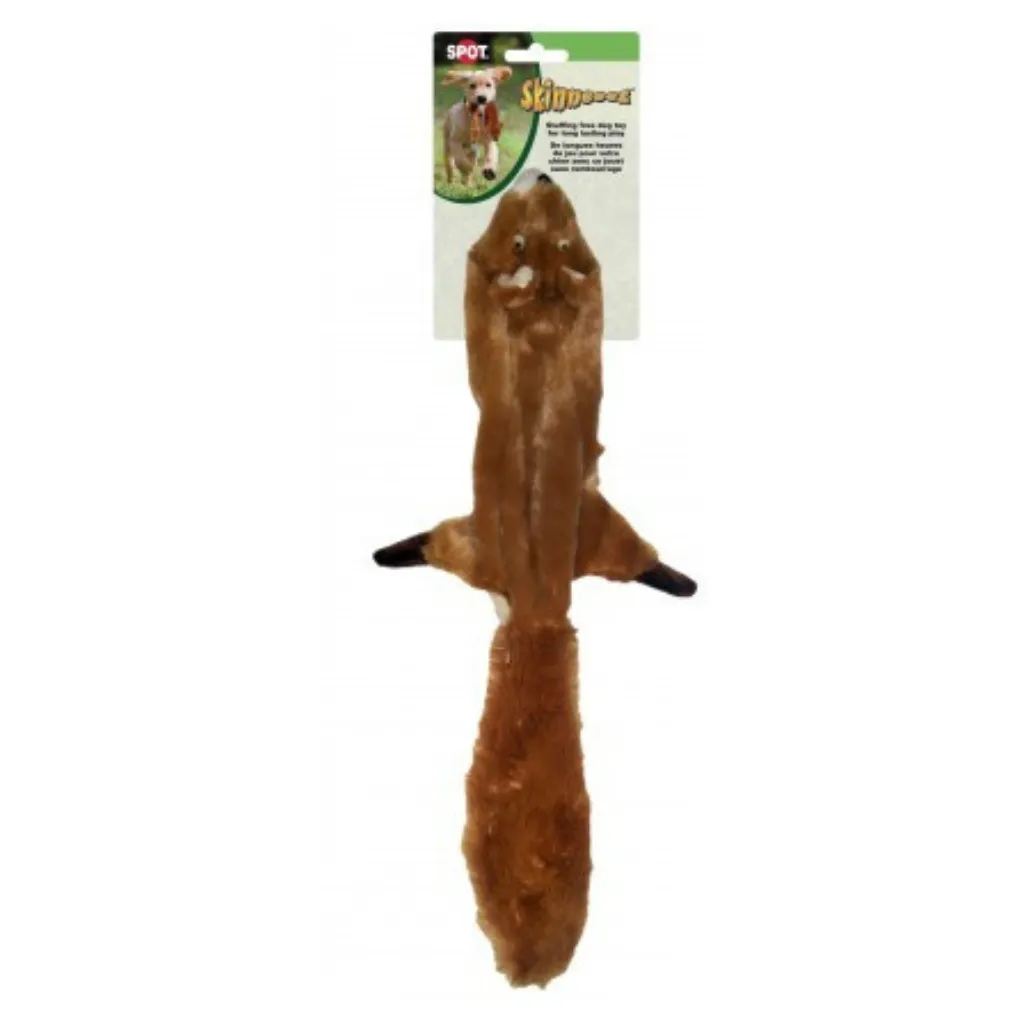 SPOT Skinneeez Squirrel 14" Dog Toy