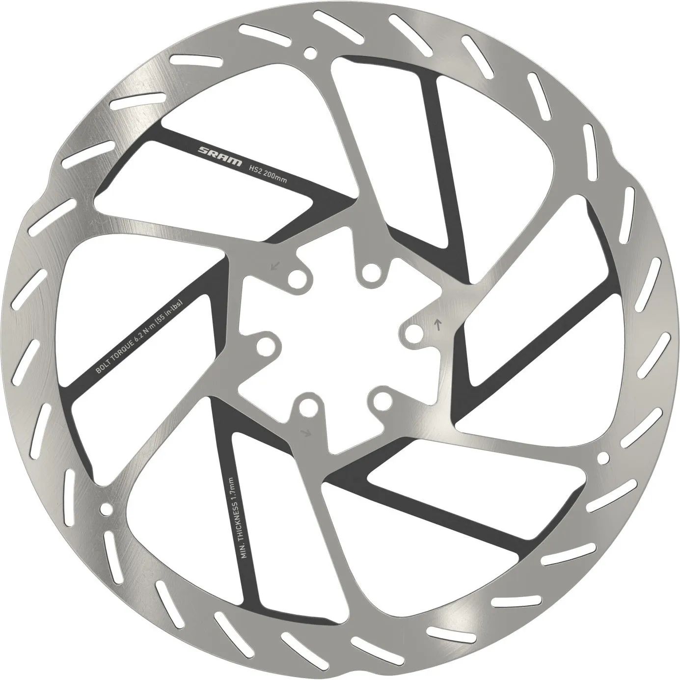Sram Rotor Disco Hs2 200 Rounded