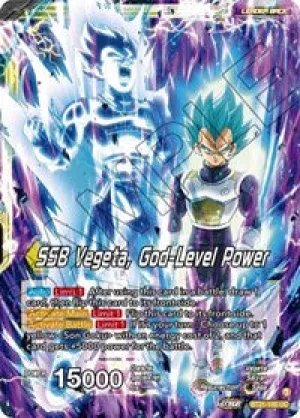 SSB Son Goku // SSB Vegeta, God-Level Power BT21-100