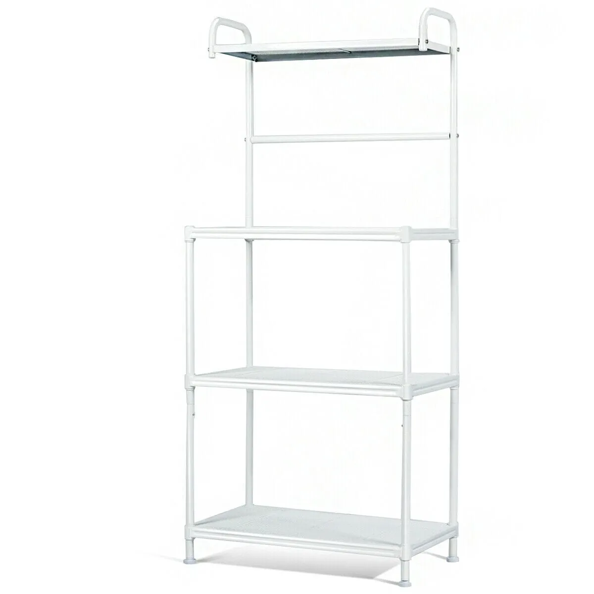 Stainless Steel Kitchen Microwave Storage Cart Utility Stand
