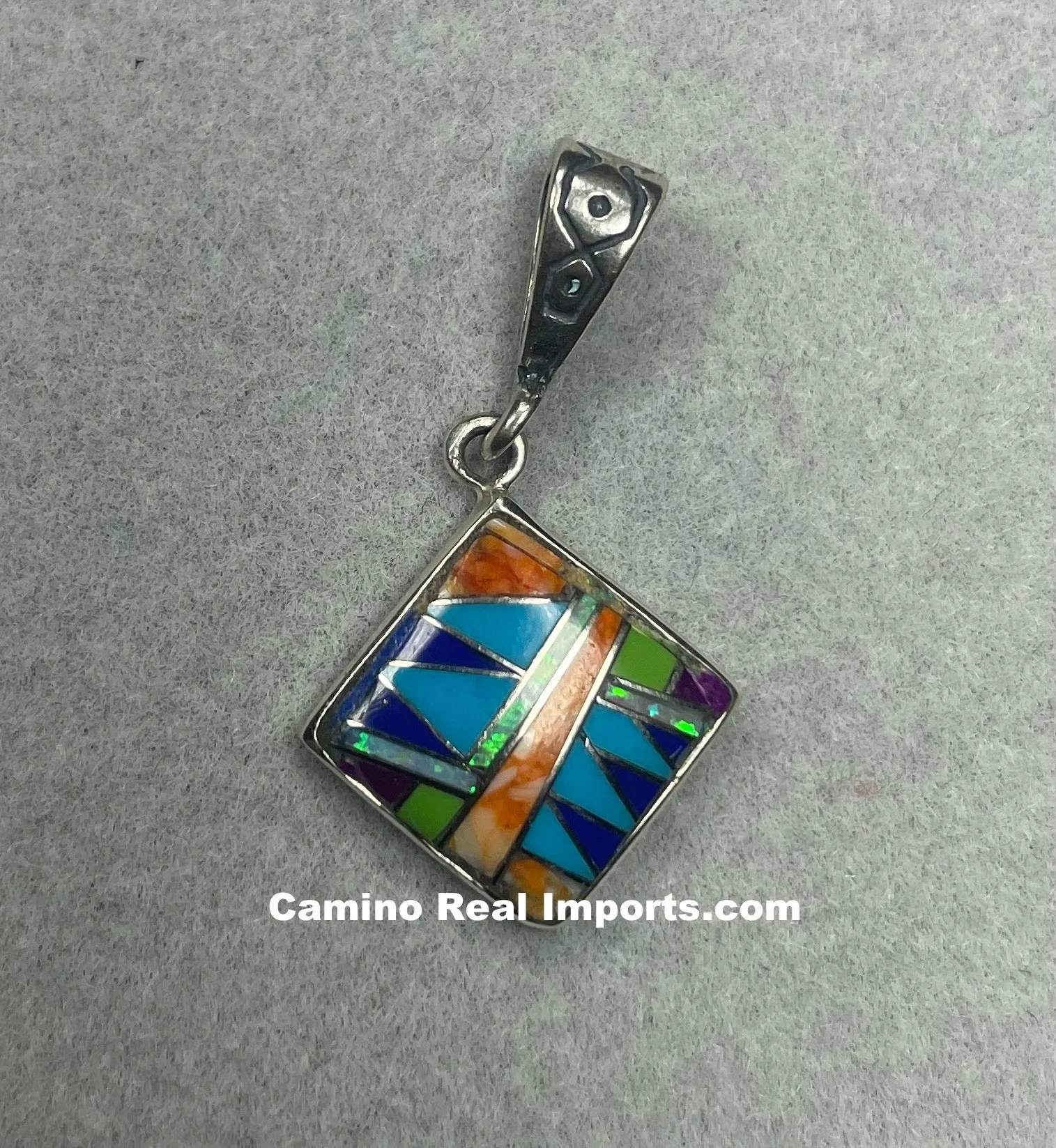 Sterling Silver Colorful Pendant STSP0068