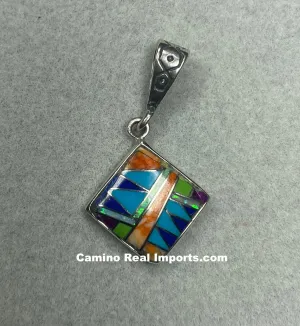Sterling Silver Colorful Pendant STSP0068