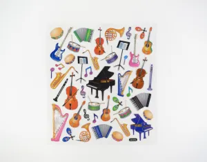 Stickers Music Instruments