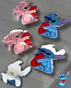 Stitch Colorful hairclips