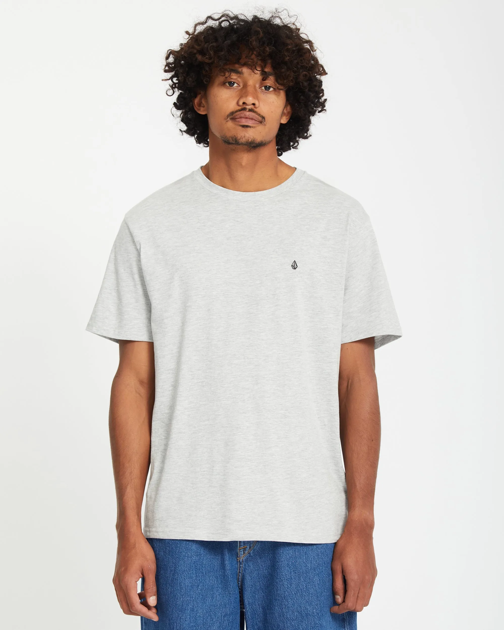 Stone Blanks T-shirt - HEATHER GREY
