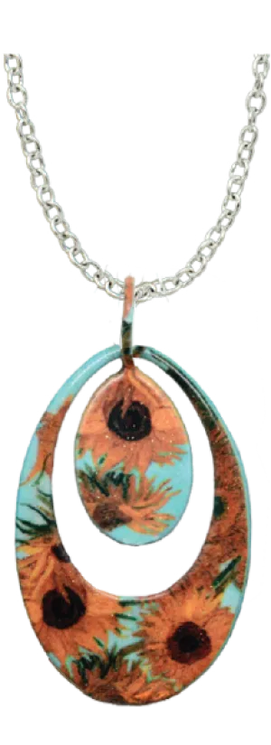 Sunflowers - Necklace #4810X by d'ears