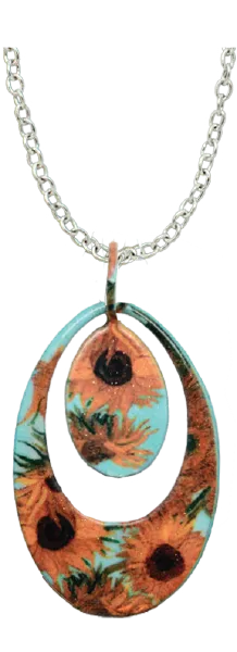 Sunflowers - Necklace #4810X by d'ears