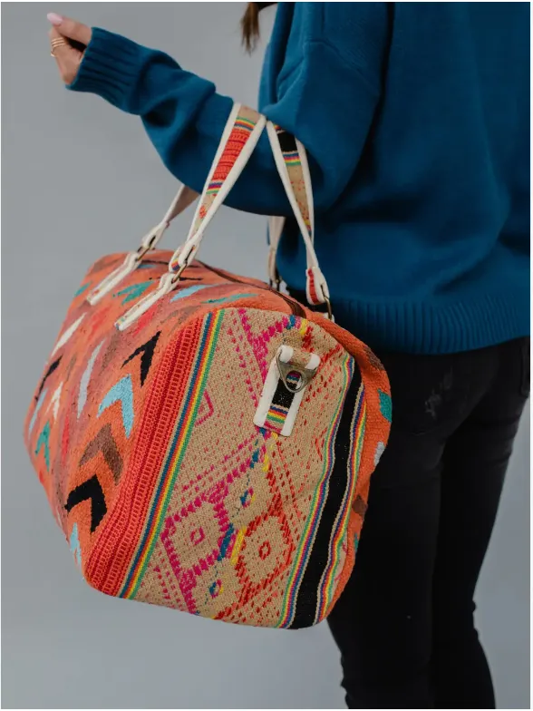 Sunrise Woven Tote