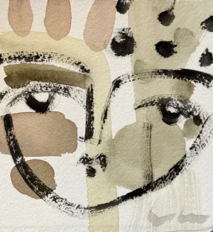 Taupe Face 1 - 6 x 5