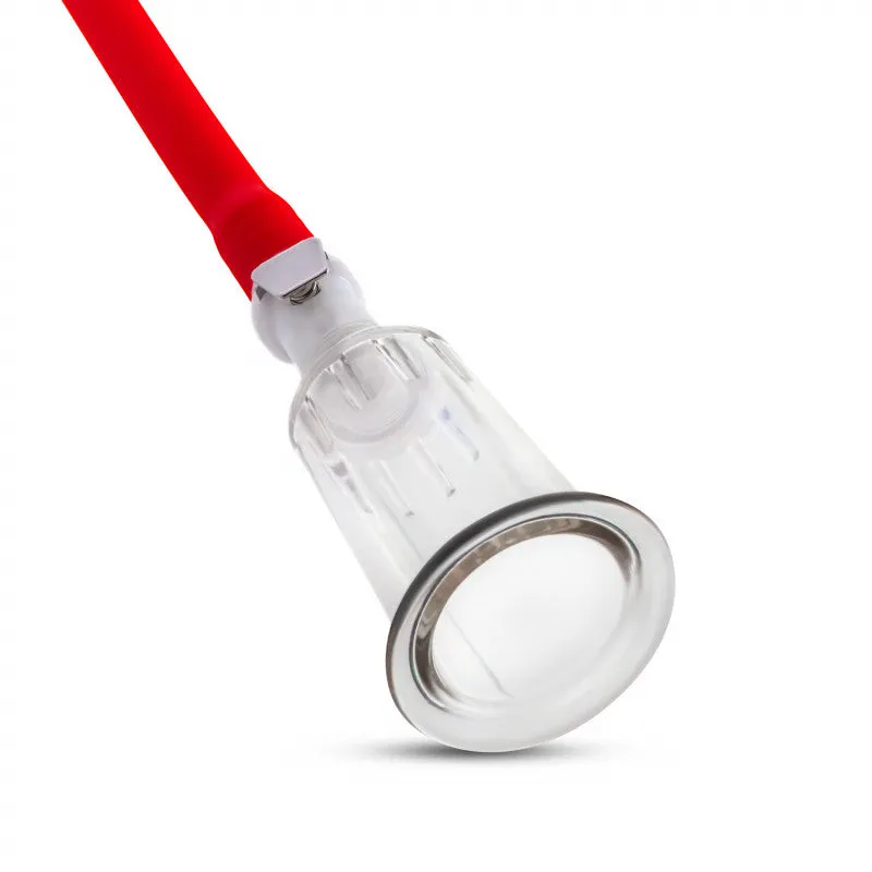 Temptasia – Nipple Pumping Cylinders – Set of 2 (1 Inch Diameter) - Clear