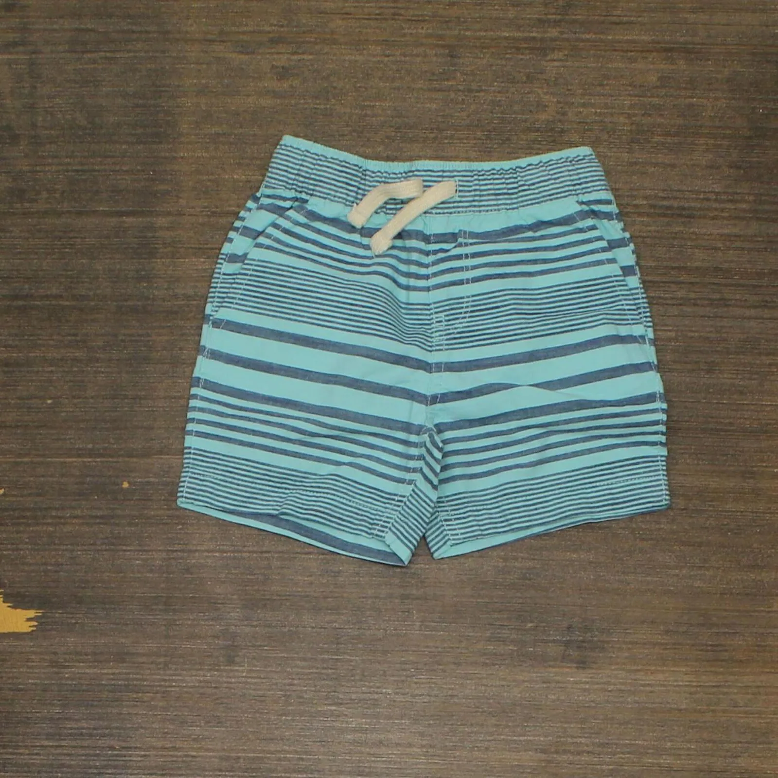 The Children's Place Infant Baby Boys Jogger Short Mellow Aqua Blue 18-24M