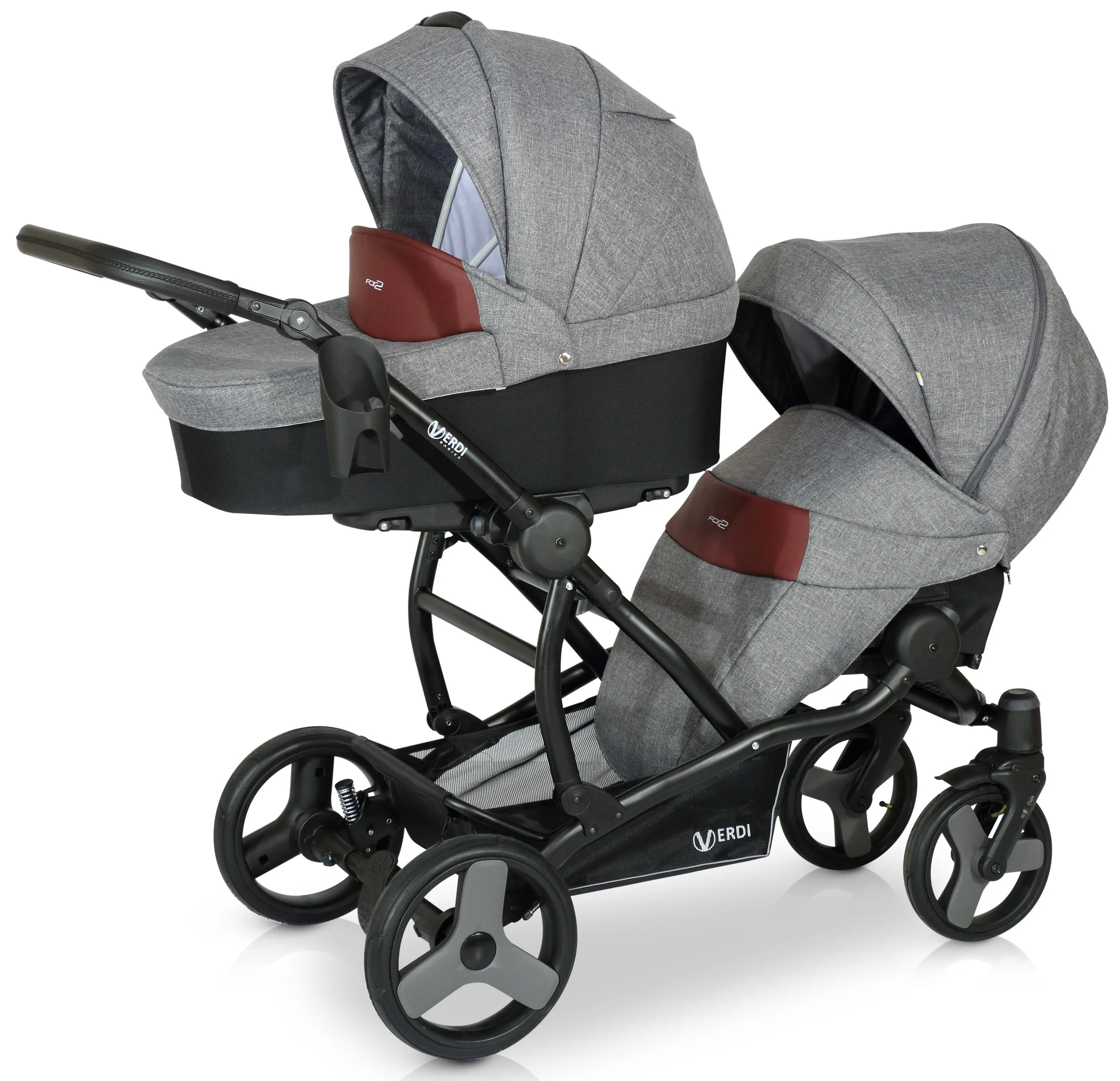 The For 2 Double buggy 3 in 1 | 2 in 1