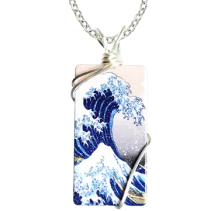 The Great Wave - Necklace #4273X by d'ears