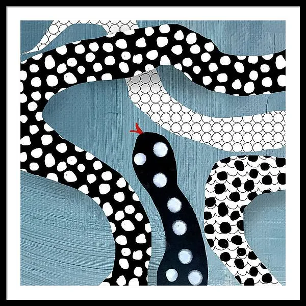 The Mother of All Snakes - Framed Print