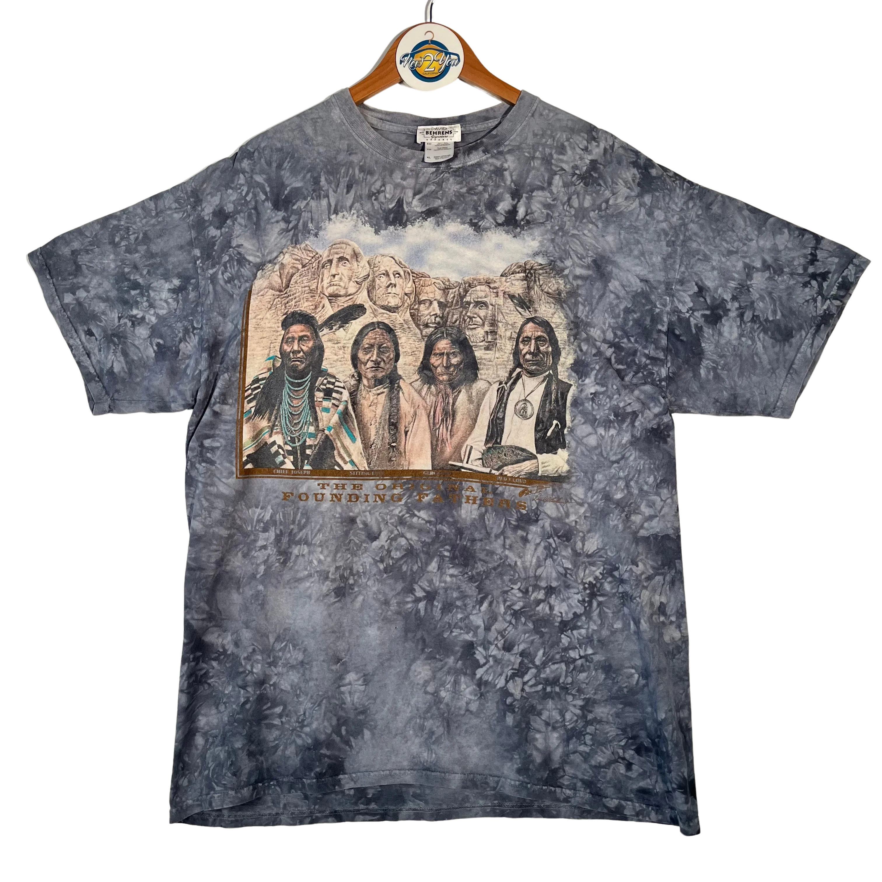 'The Original Founding Fathers' By David Behrens Art Tee - Tie Dye
