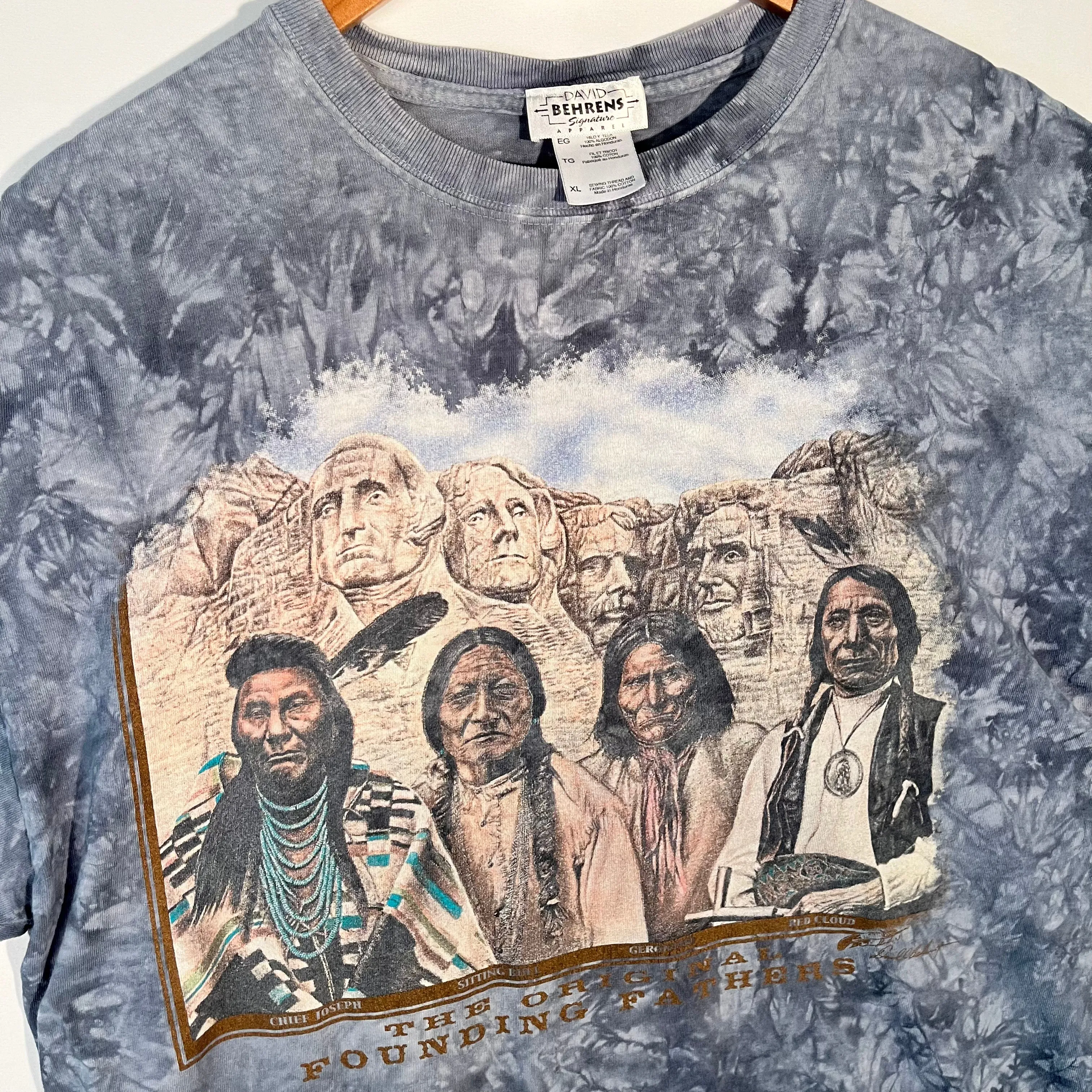 'The Original Founding Fathers' By David Behrens Art Tee - Tie Dye