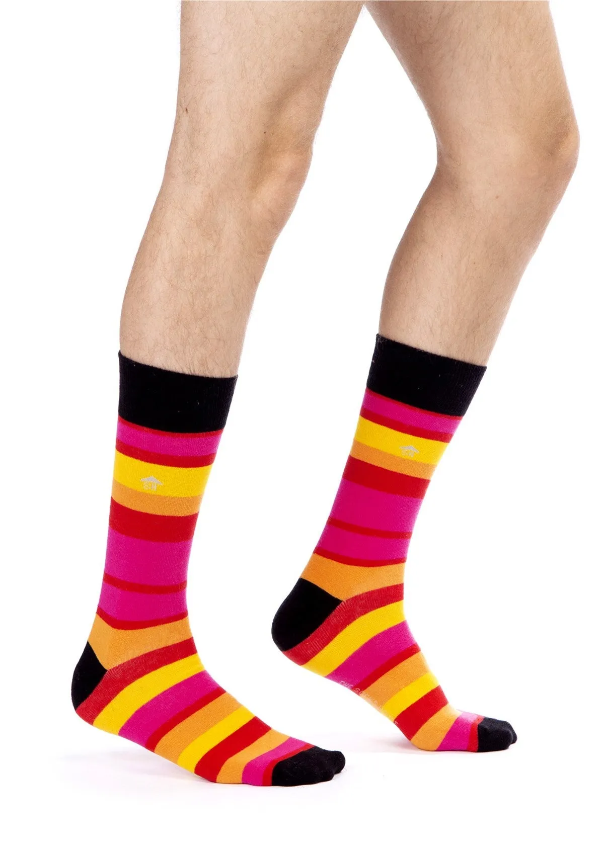 Thick Stripes Design Men Socks