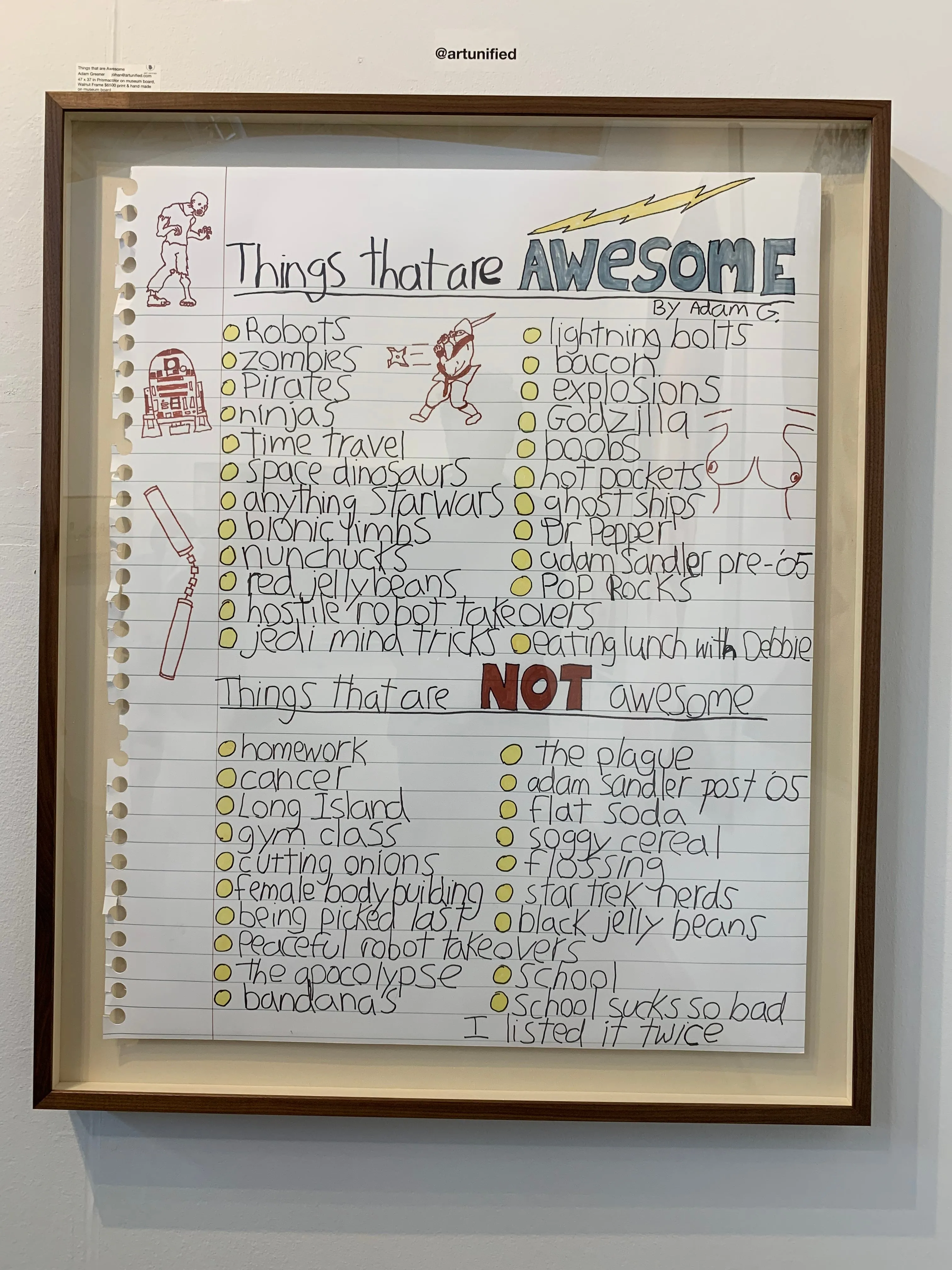 Things Awesome - Limited Edition Print