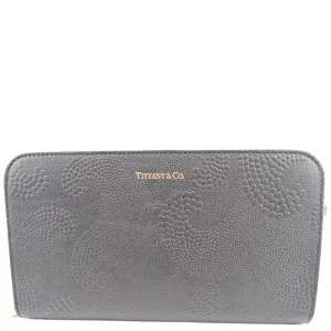 Tiffany & Co Wave Leather Wallet Black