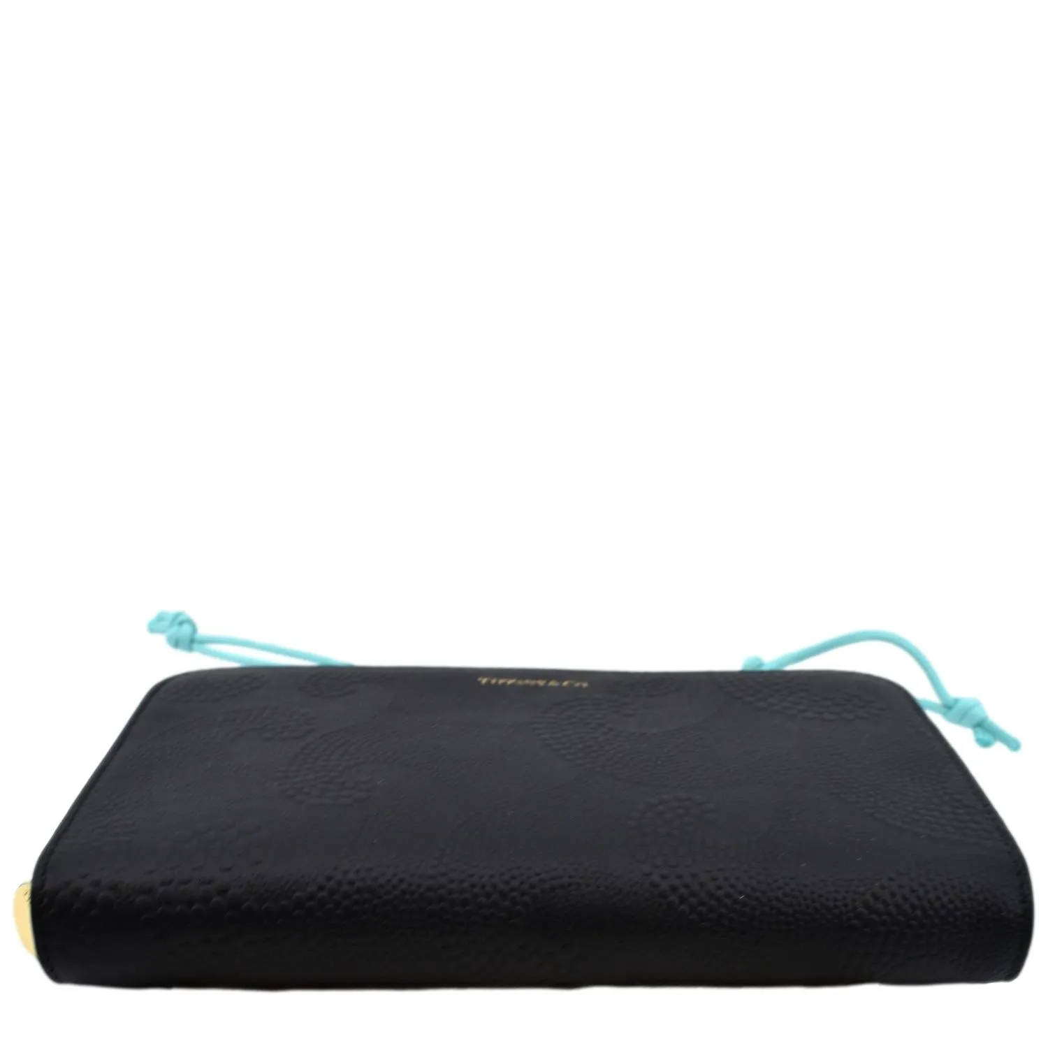 Tiffany & Co Wave Leather Wallet Black