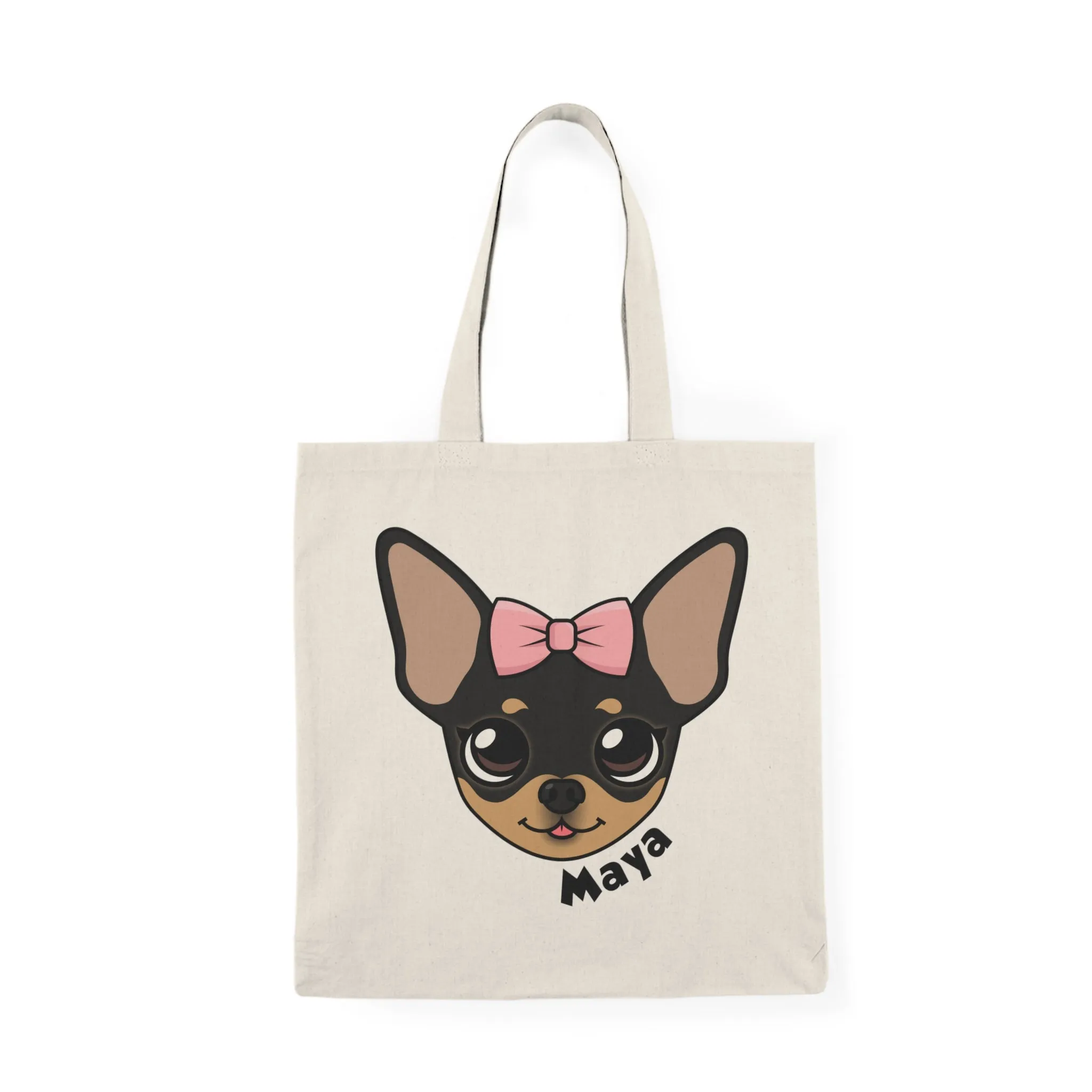 Tiny Chihuahua Maya's Signature Cotton Tote