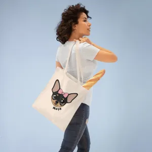 Tiny Chihuahua Maya's Signature Cotton Tote