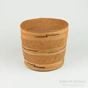 Tlingit Open Weave Basket