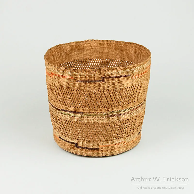 Tlingit Open Weave Basket