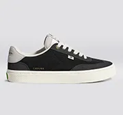 TOCA Ash Grey Suede Black Nylon Sneaker Women