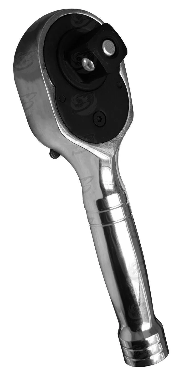 TOOLZONE 3PCS 72 TOOTH STUBBY RATCHET HANDLE SET 1/4" & 3/8" & 1/2" DRIVE