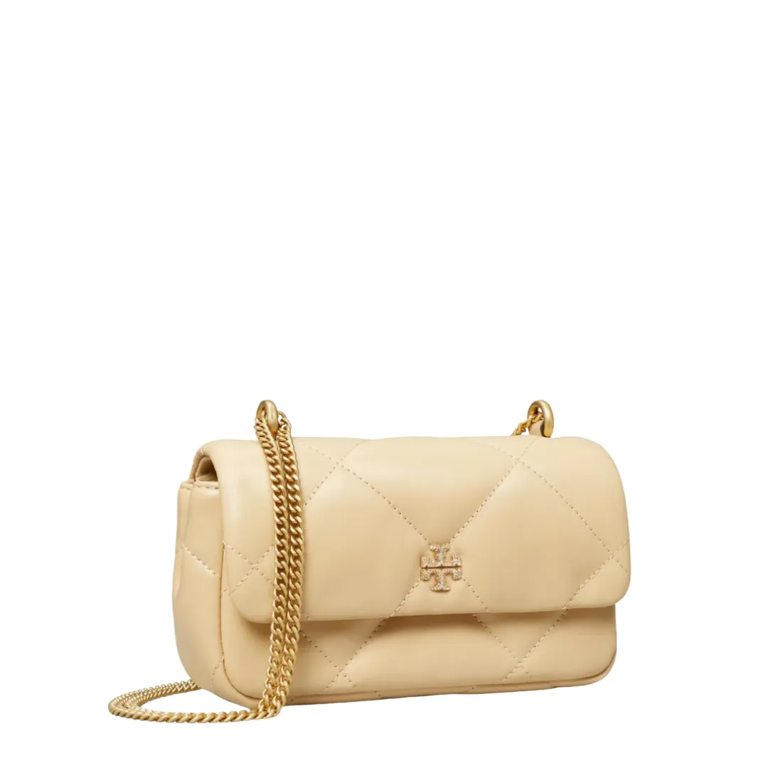 Tory Burch Kira Diamond Quilt Pave Mini Flap Bag