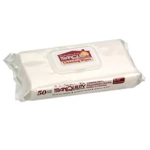 Tranquility 3101 Cleansing Wipes, 9x13 in., Pack of 50