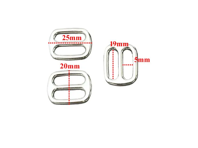 Tri-Glide rounded - 20mm - Silver