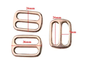 Tri-Glide rounded - 25mm - Rose Gold