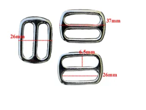 Tri-Glide rounded - 25mm -Silver