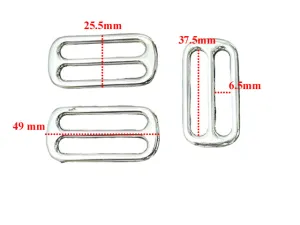 Tri-Glide rounded - 38mm - Silver