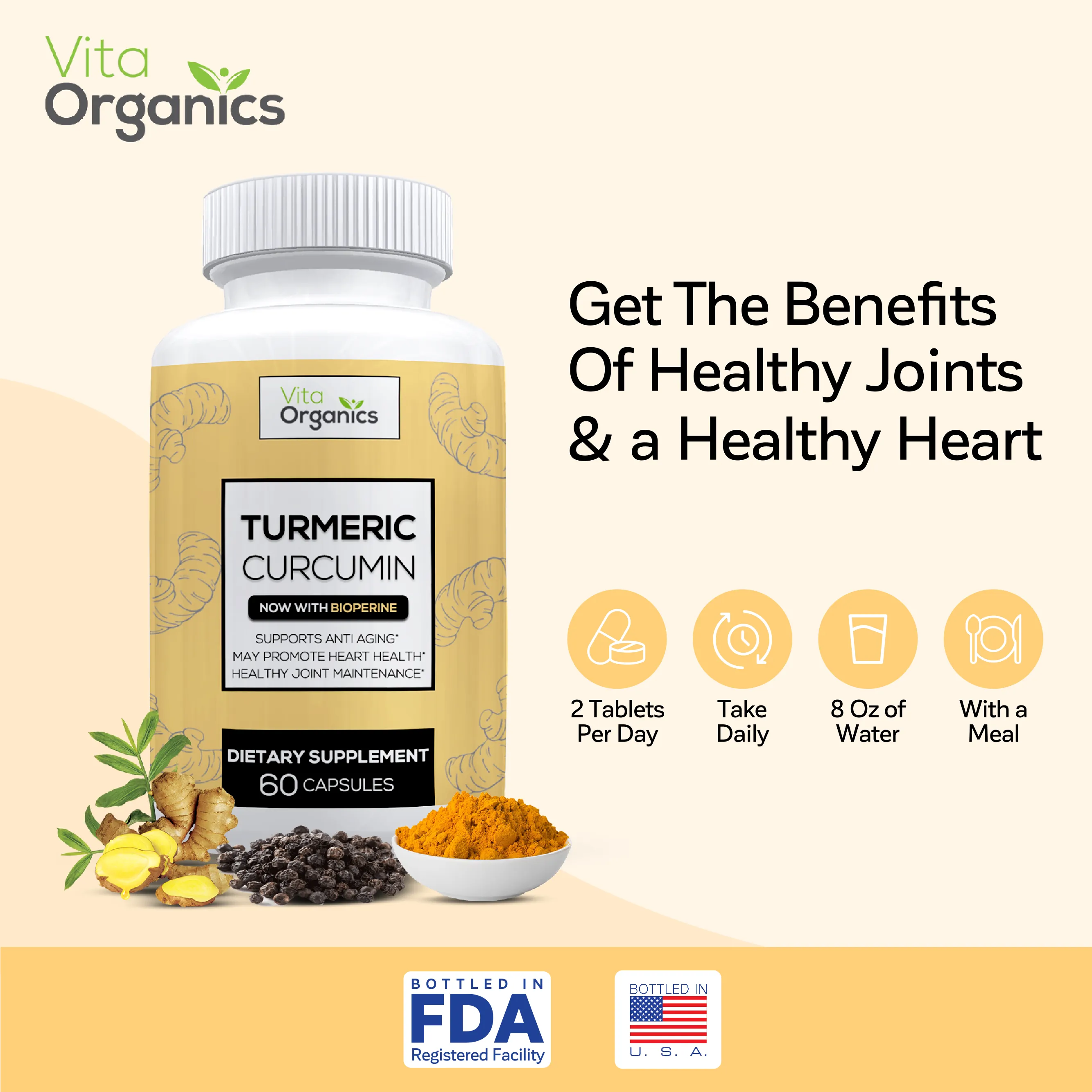Turmeric Curcumin w/BioPerine (Premium Strength)