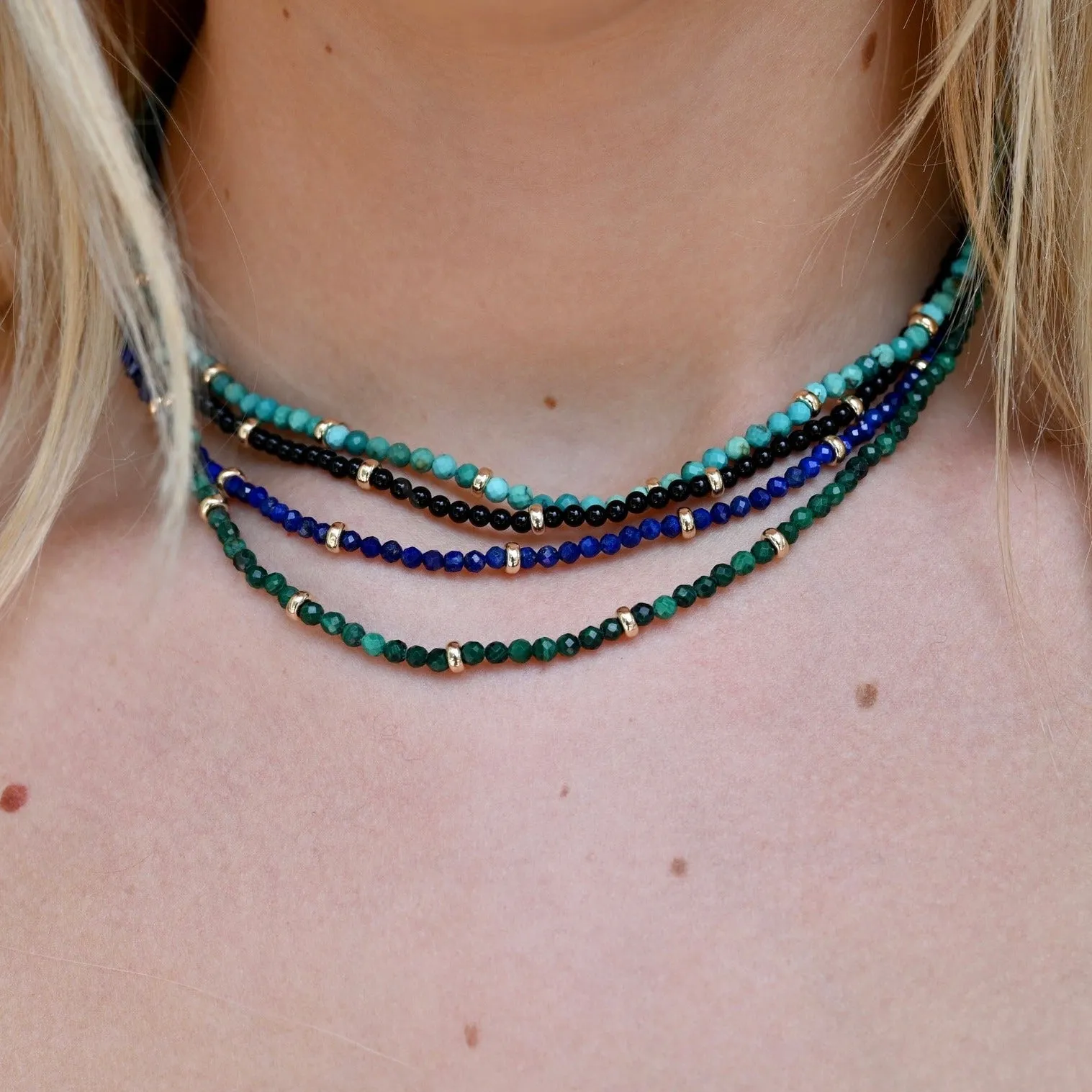 Turquoise  Bead Necklace