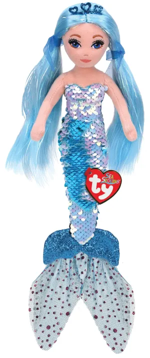 Ty Medium Reversible Sequin Mermaid - Indigo