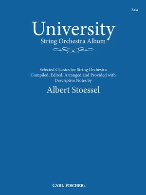 UNIVERSITY STRING ORCH ALBUM BASS PART