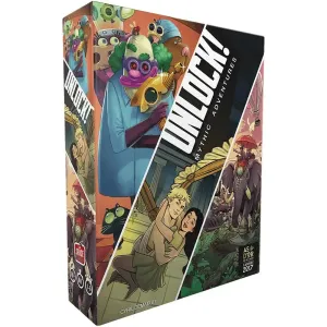 UNLOCK! Mythic Adventures - Cooperative Adventure Board Game for Family, and Adults (1-6 Players, Ages 10 ) - Space Cowboys