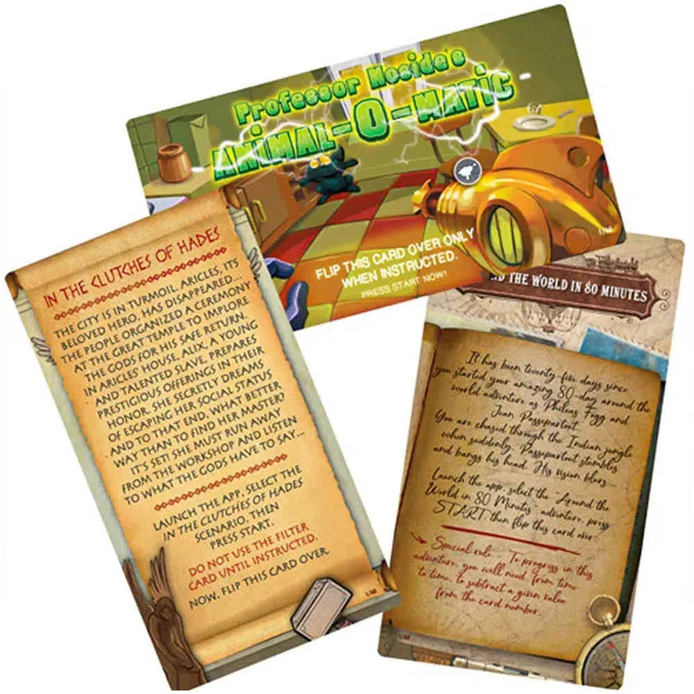 UNLOCK! Mythic Adventures - Cooperative Adventure Board Game for Family, and Adults (1-6 Players, Ages 10 ) - Space Cowboys