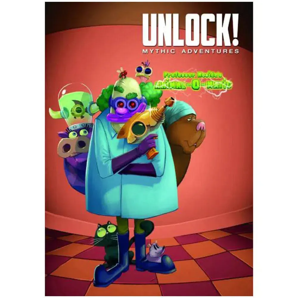 UNLOCK! Mythic Adventures - Cooperative Adventure Board Game for Family, and Adults (1-6 Players, Ages 10 ) - Space Cowboys