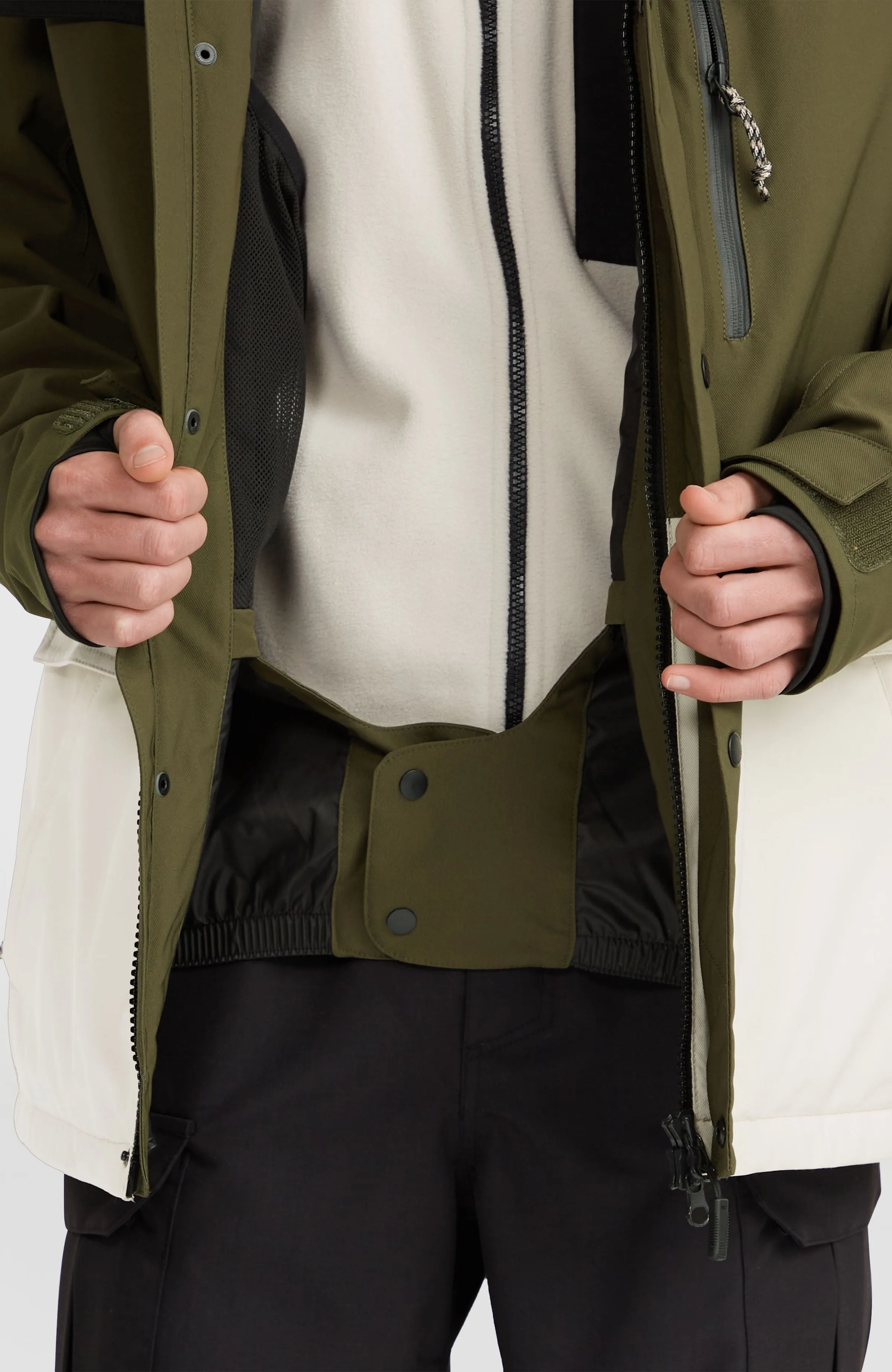 Utility Pro Hybrid-Skijacke | Forest Night Colour Block