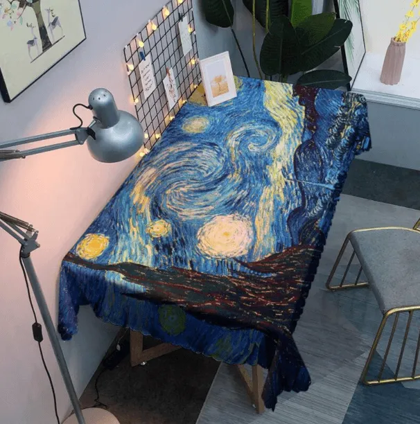 Van Gogh Artworks Linen Tablecloth