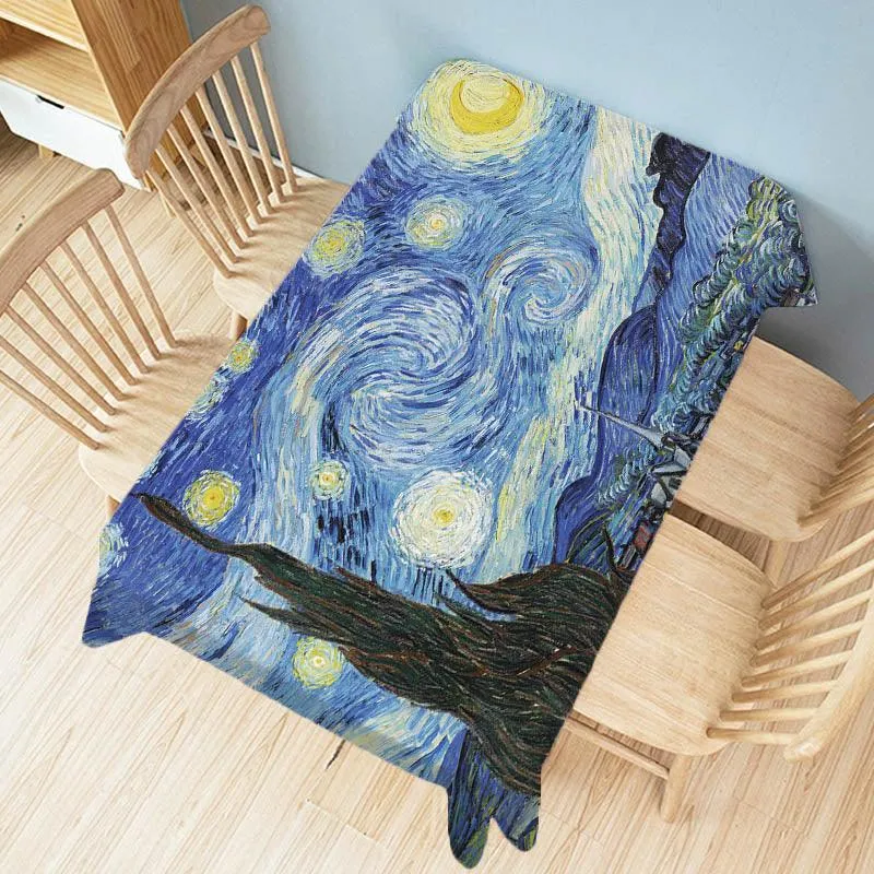 Van Gogh Artworks Linen Tablecloth