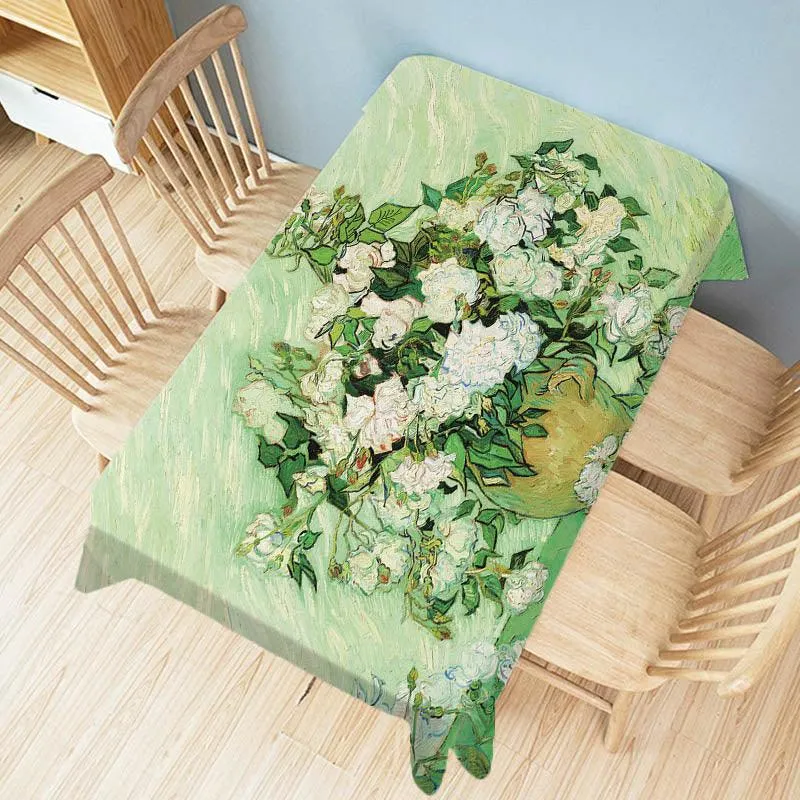 Van Gogh Artworks Linen Tablecloth
