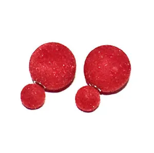 Velvet Candy Color Double Sided Earring