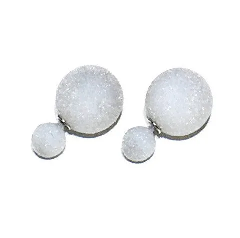 Velvet Candy Color Double Sided Earring